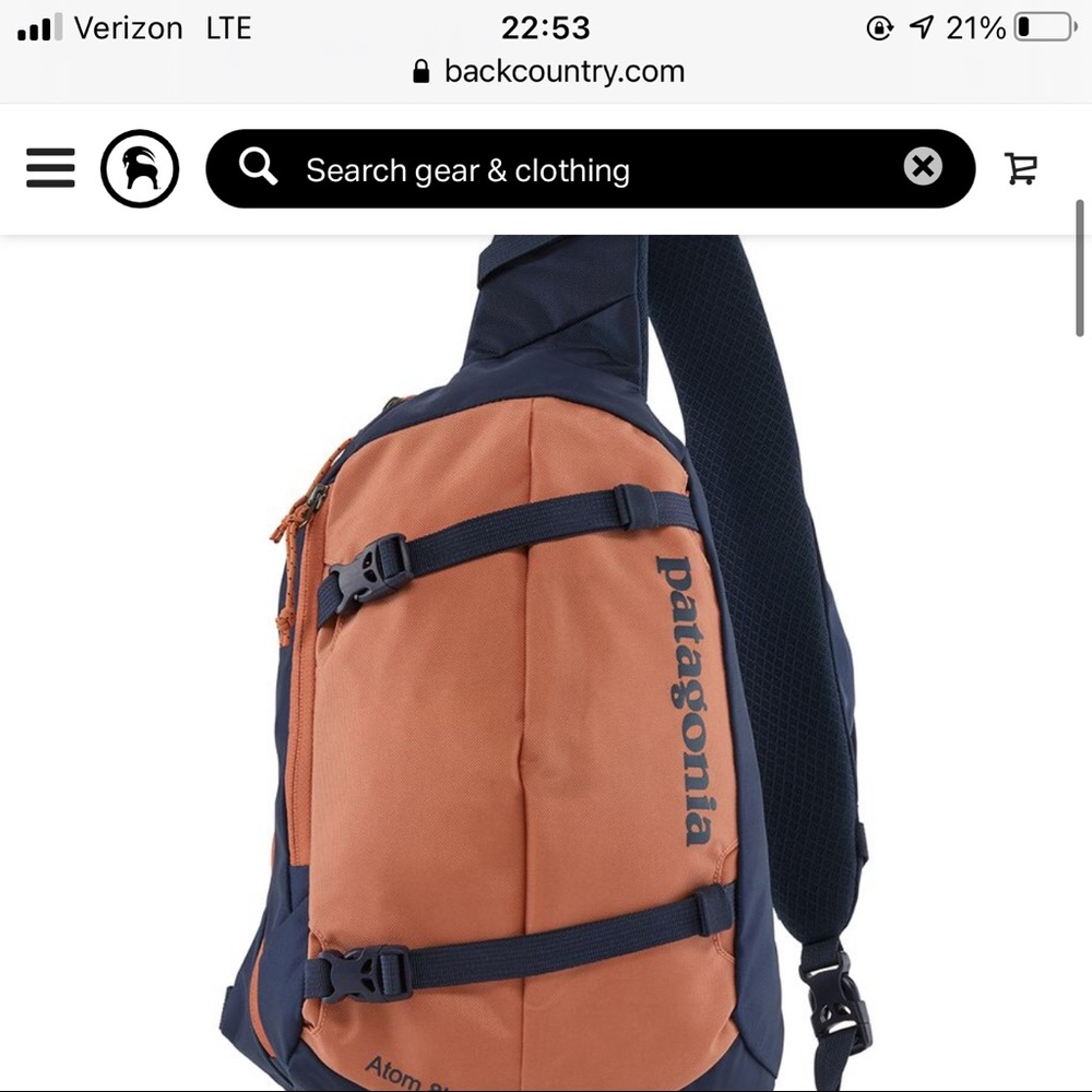 patagonia atom 8L sling bag